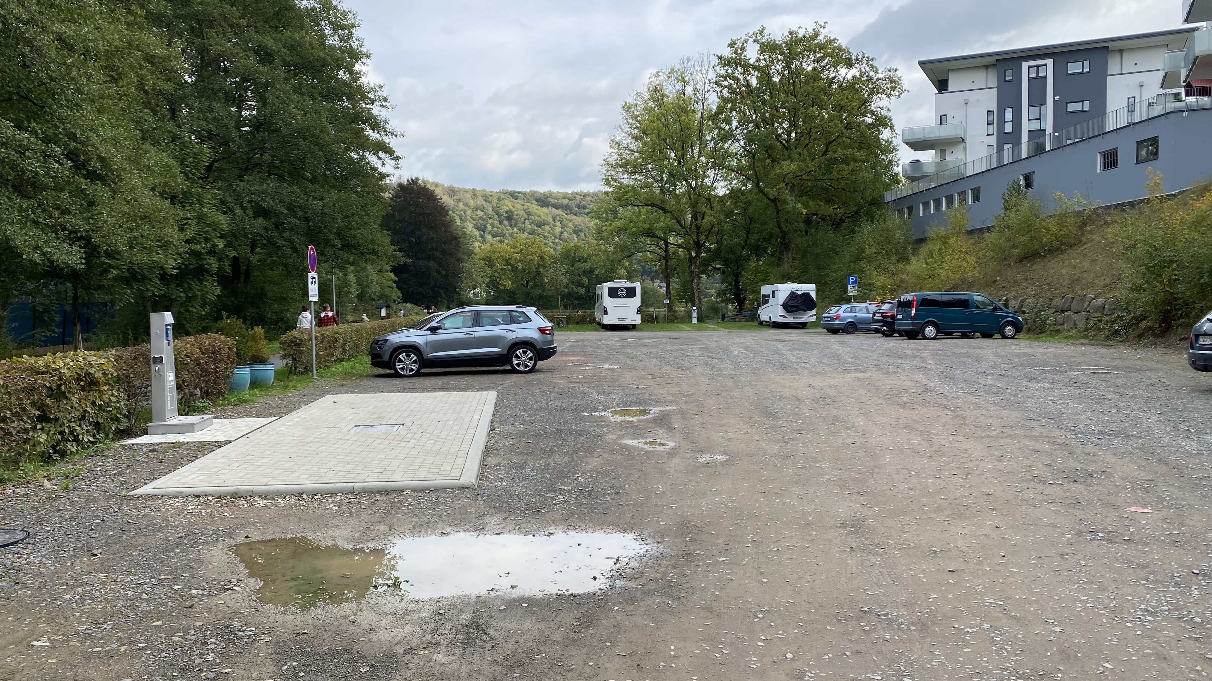 kampeerplaats voor campers - Windeck - Stellplatz - Wohnwagenstellplatz am Gambachsweiher