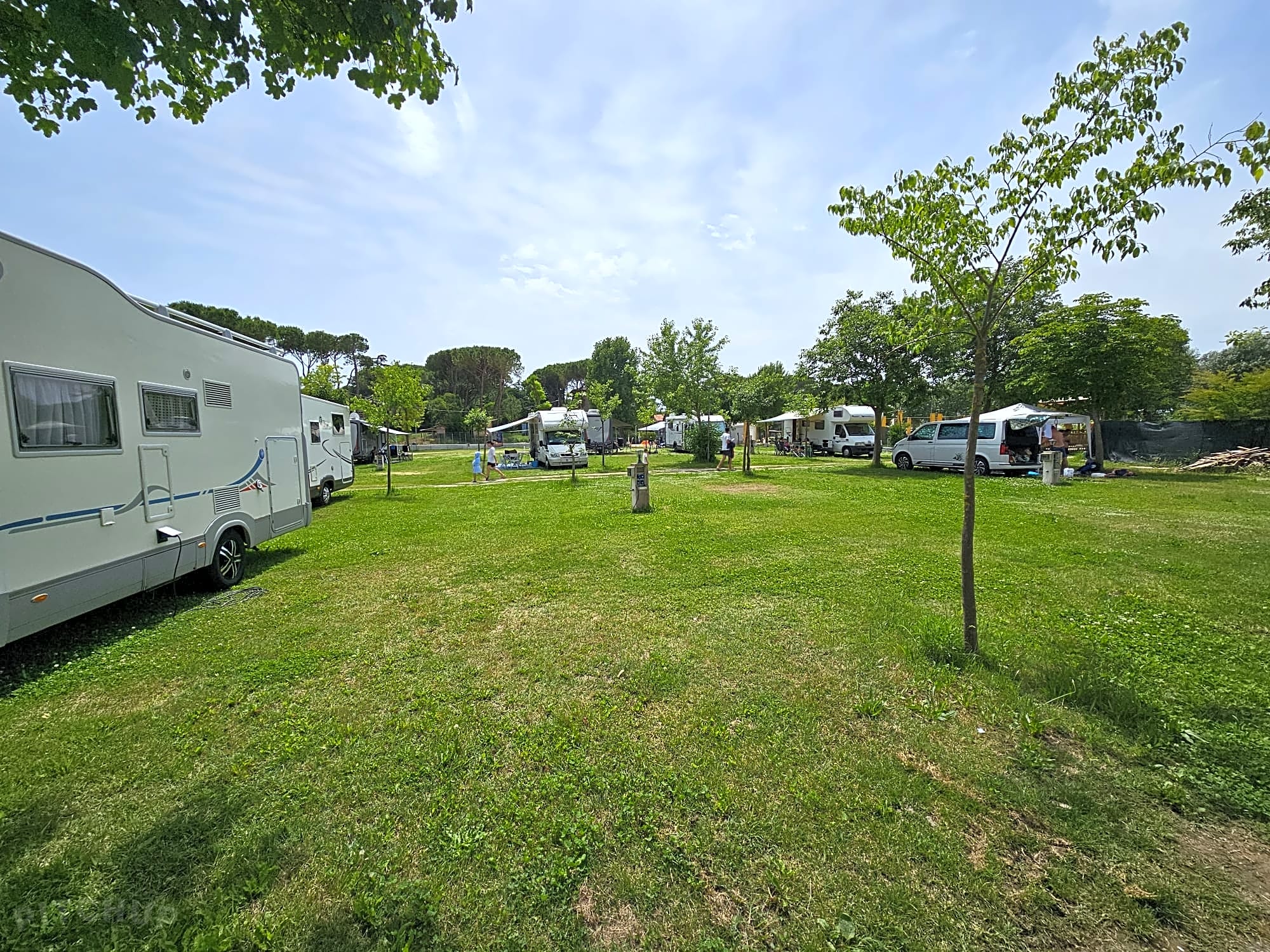 Wohnmobilstellplatz: campeggio boscopineta zona piazzole - Campeggio Don Bosco & Boscopineta