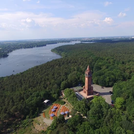 Wohnmobilstellplatz: Grunewaldturm - Wohnmobilstellplatz Bootsstände Angermann