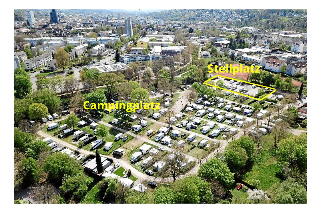 Wohnmobilstellplatz: Lage vom Stellplatz - Wohnmobil-Stellplatz Lörrach-Basel