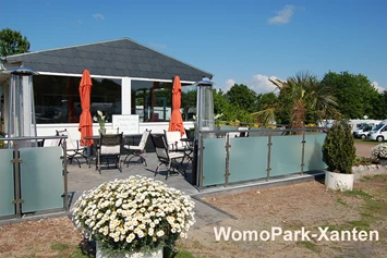 Wohnmobilstellplatz: Wintergarten und Terrasse, am Wochenende in der Saison mit Bewirtung! - Wohnmobilpark Xanten