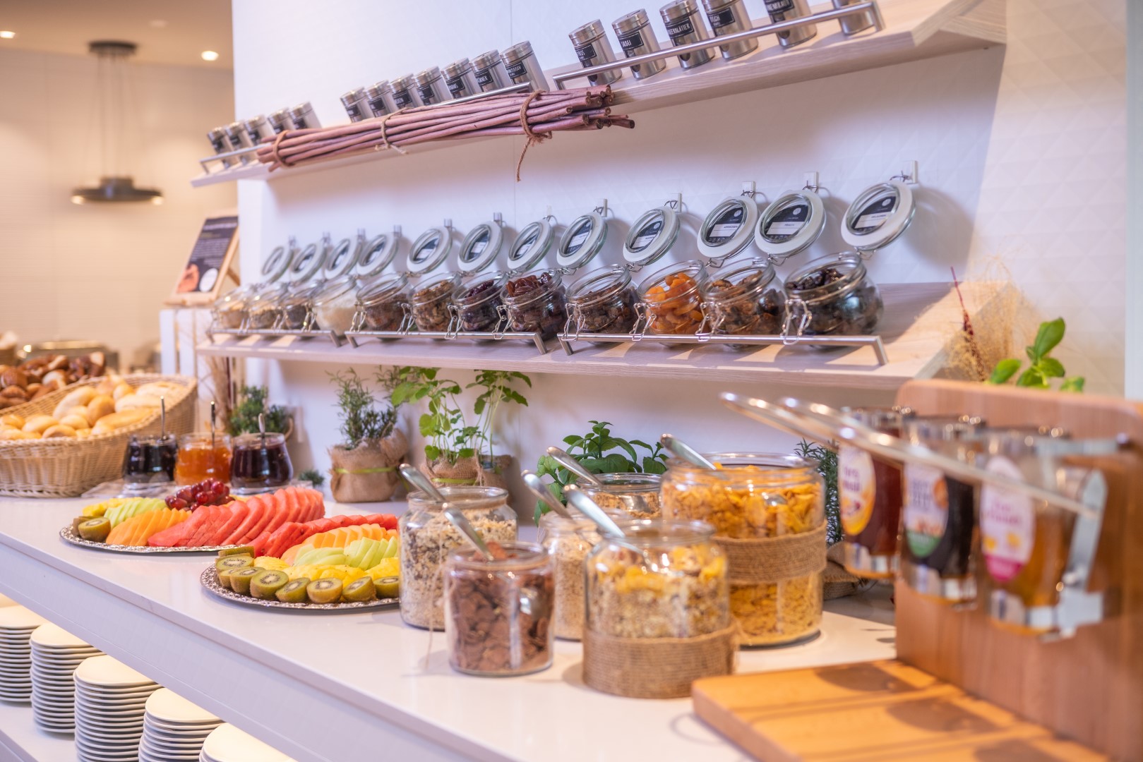 Wohnmobilstellplatz: Frühstücksbuffet - buchbar im feelMOOR Gesundresort Bad Wurzach in 300 m Entfernung - Wohnmobilstellplatz Bad Wurzach - Restauration