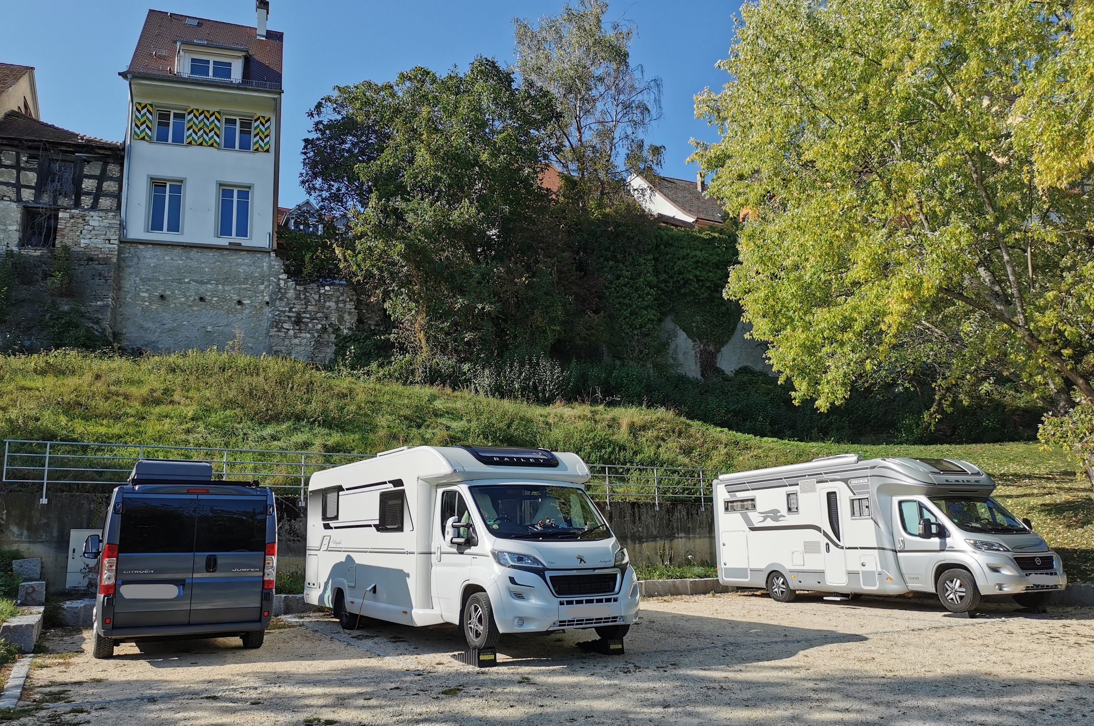 Reisemobilstellplatz - Stockach (Konstanz) - Wohnmobilstellplatz am Felsenparkplatz - Felsenparkplatz Engen