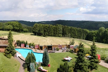 Wohnmobilstellplatz: Blick ins Bergische Land. - Eifgen- Sauna