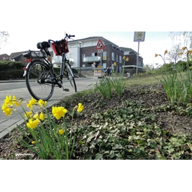 Wohnmobilstellplatz: Foto: Gemeinde Salzbergen - Stellplatz Ortskern, Dr. Josef-Stockmann-Straße