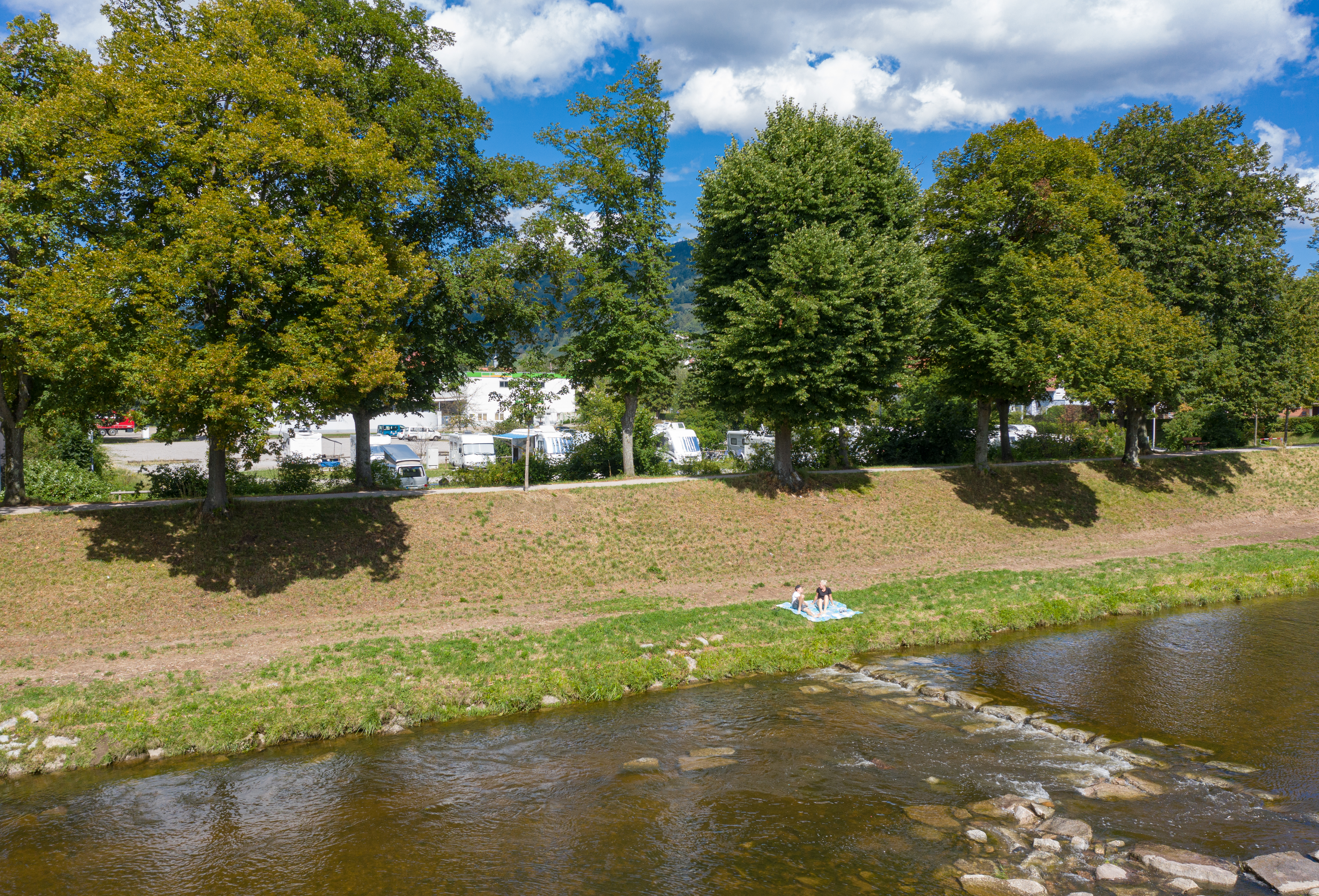 RV park - Wolfach - Wohnmobilstellplatz Oberkirch direkt an der Rench - Stellplatz für Wohnmobile