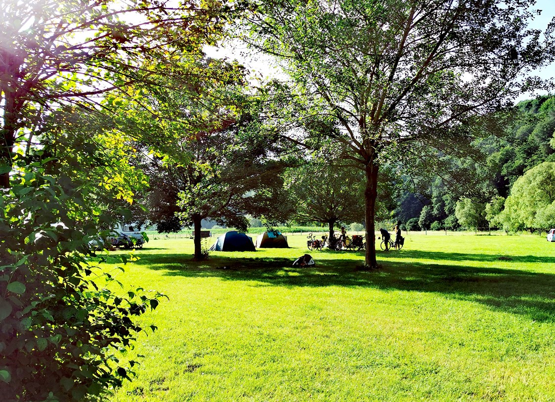 Wohnmobilstellplatz: Camping Fuldaschleife Zeltwiese/Community Wiese, 15km bis Kassel - Camping Fuldaschleife