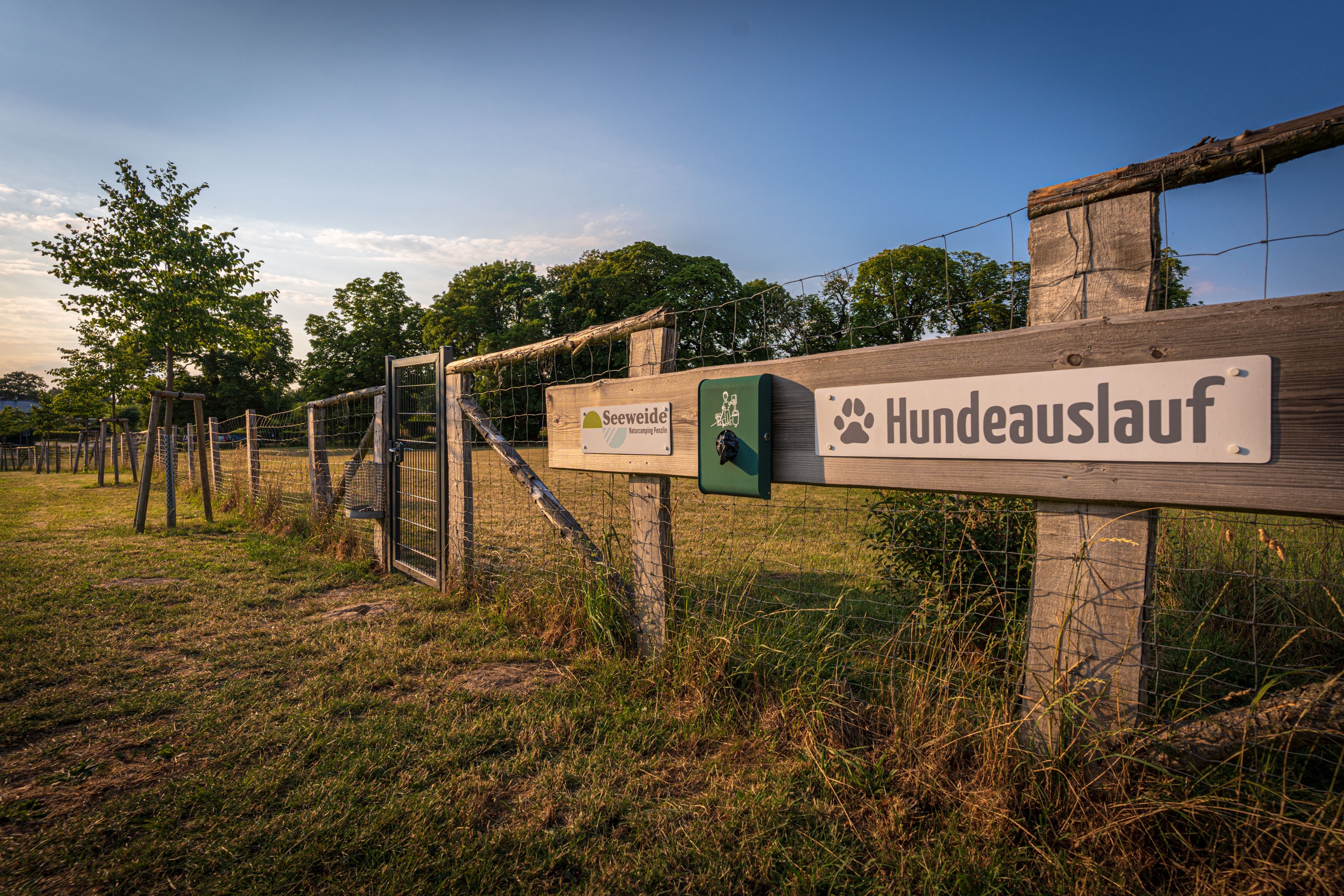 Wohnmobilstellplatz: Hundeauslauf  - Seeweide Naturcamping Penzlin