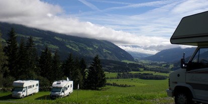 Reisemobilstellplatz - Nationalpark Hohe Tauern - Wunderbare Etagenstellplätze - Panoramastellplatz Friedburg