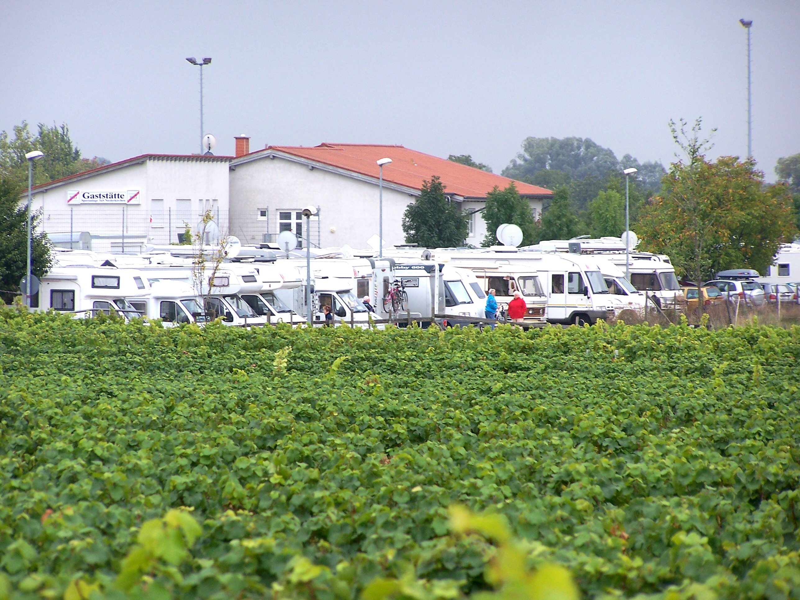 Reisemobilstellplatz - Art des Stellplatz: eigenständiger Stellplatz - Monsheim - Wohnmobilstellplatz an der Sportanlage Niederkirchen - Stellplatz an der Sportanlage