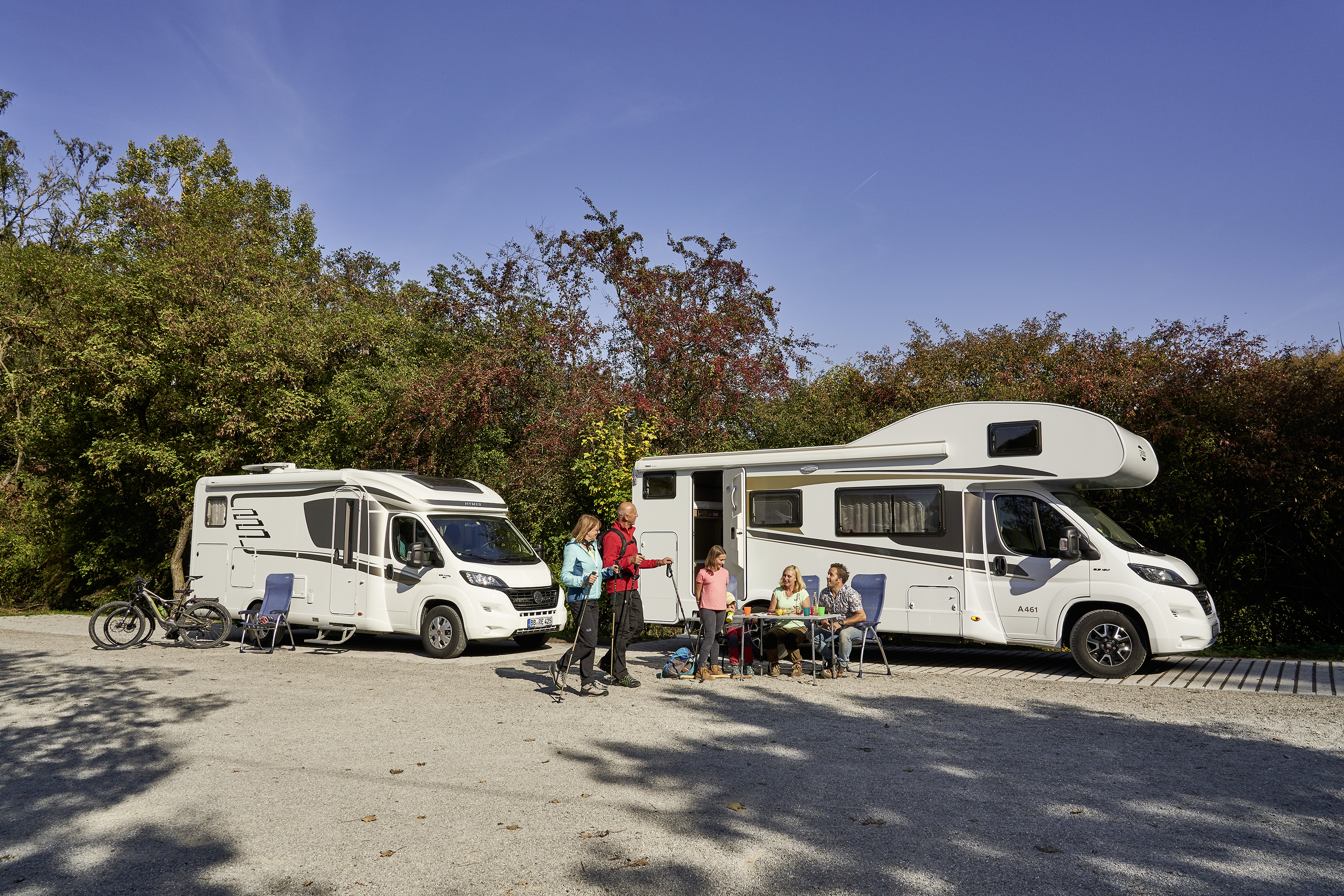kampeerplaats voor campers - Holzmaden - Waldenbuch Glashütte Wanderparkplatz
