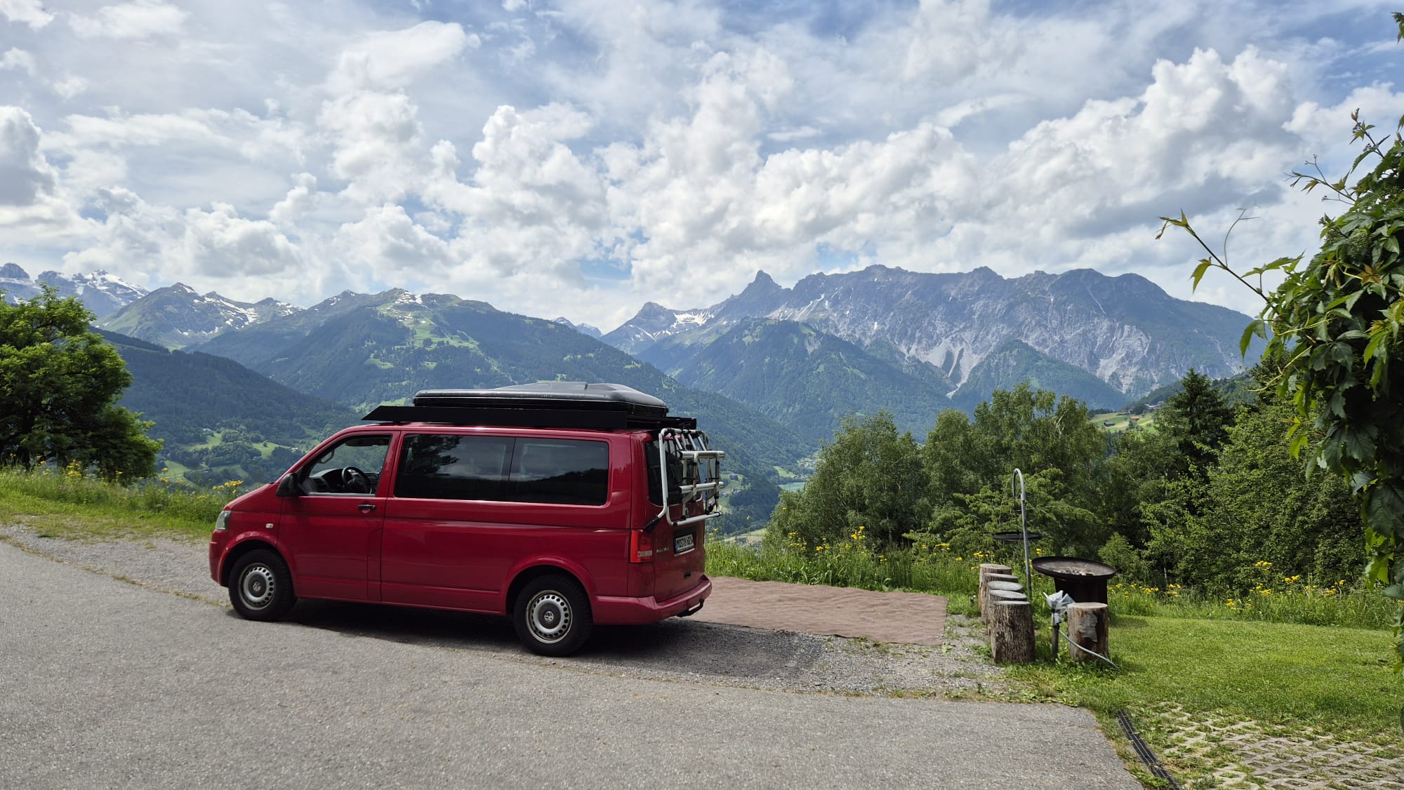 Wohnmobilstellplatz: Latangerhüsli auf 1020m