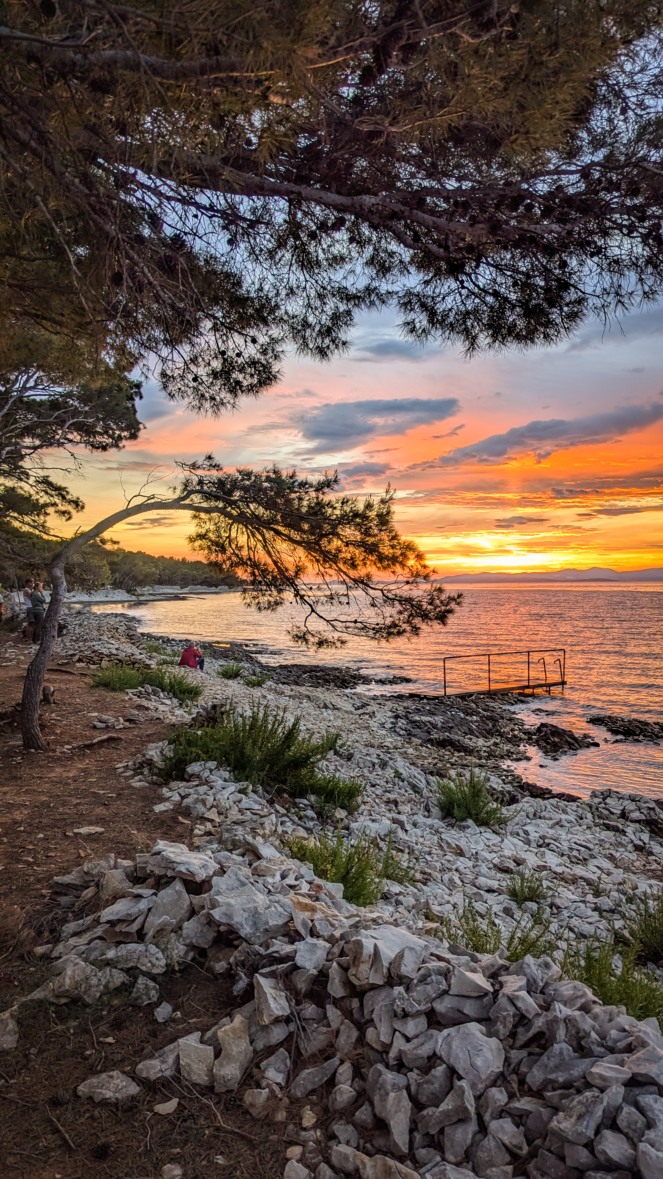 Wohnmobilstellplatz: sunset on premium part of camp - Boutique Camping Bunja