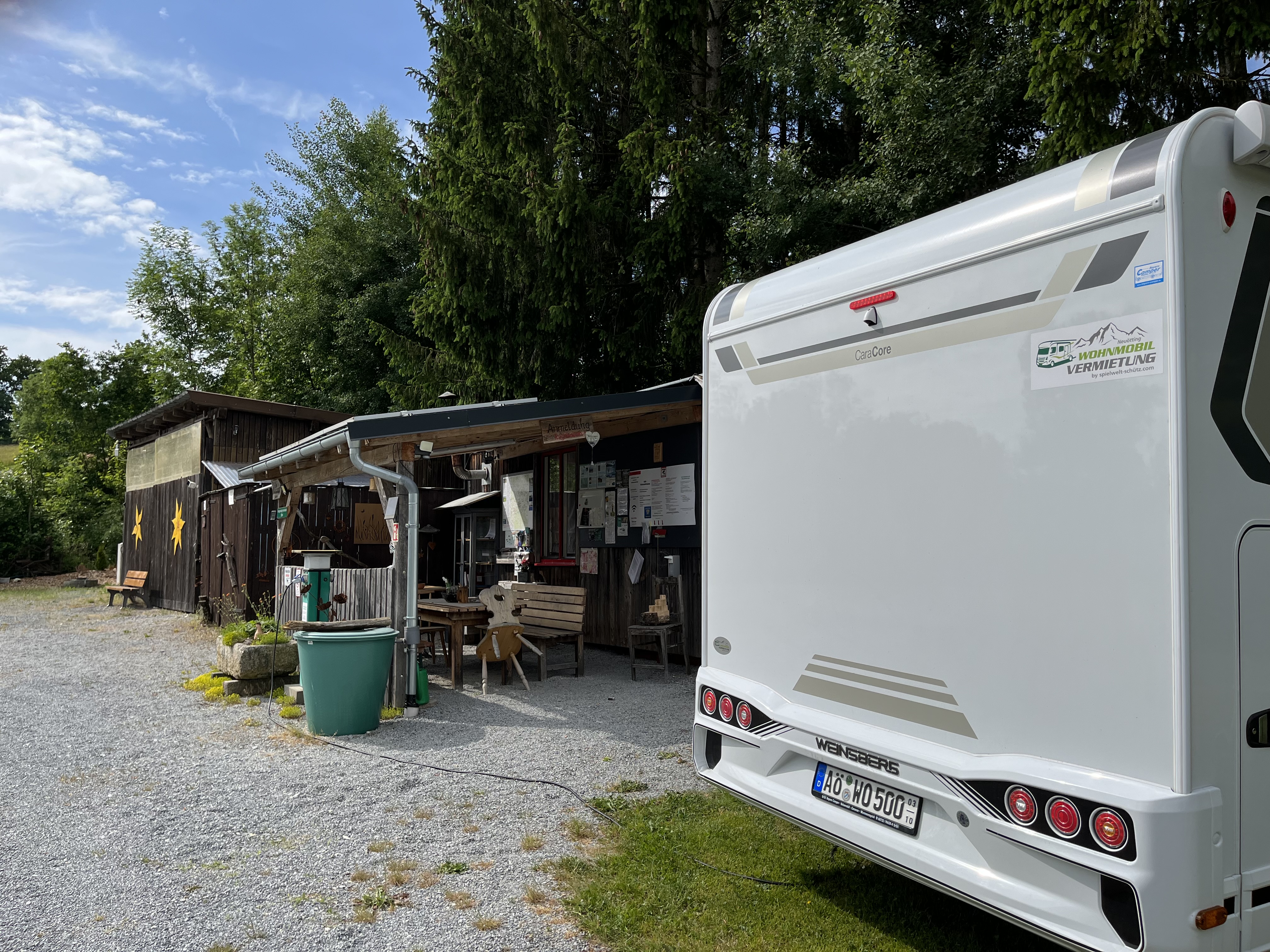 Wohnmobilstellplatz: Natur pur Bayerwald