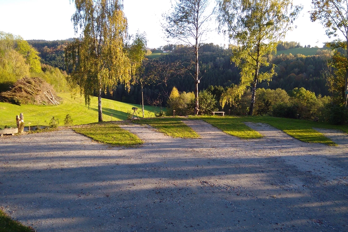 Wohnmobilstellplatz: Stellplatz  - Natur pur Bayerwald