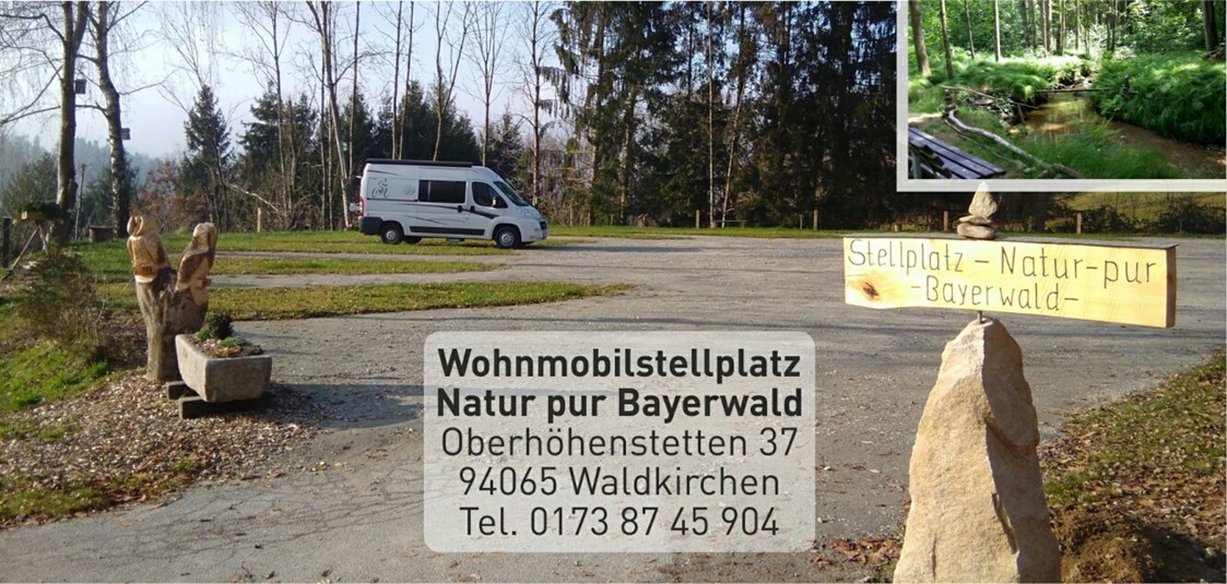 Wohnmobilstellplatz: Womobilstellplatz  - Natur pur Bayerwald