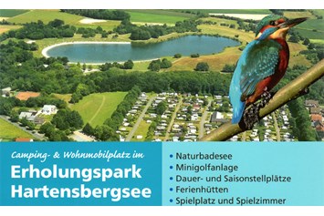 Wohnmobilstellplatz: Luftbild Erholungspark Hartensbergsee - Campingplatz Hartensbergsee