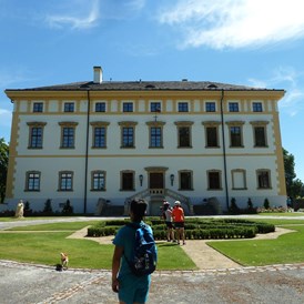 Wohnmobilstellplatz: Schloss in Rabštejn nad Střelou (17 km) - Farma Janko