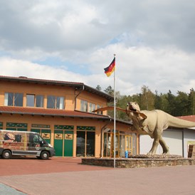 Wohnmobilstellplatz: Der Dinosaurierpark Münchehagen bietet ein Freizeitvergnügen für die ganze Familie und ist nur 6 km entfernt. - Stellplatz Rehburg-Loccum "Am Meerbach"
