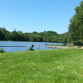 Wohnmobilstellplatz: Bade- und Angelsee in Elbingen/Hahn am See in 3 km Entfernung - Metternicher Hof