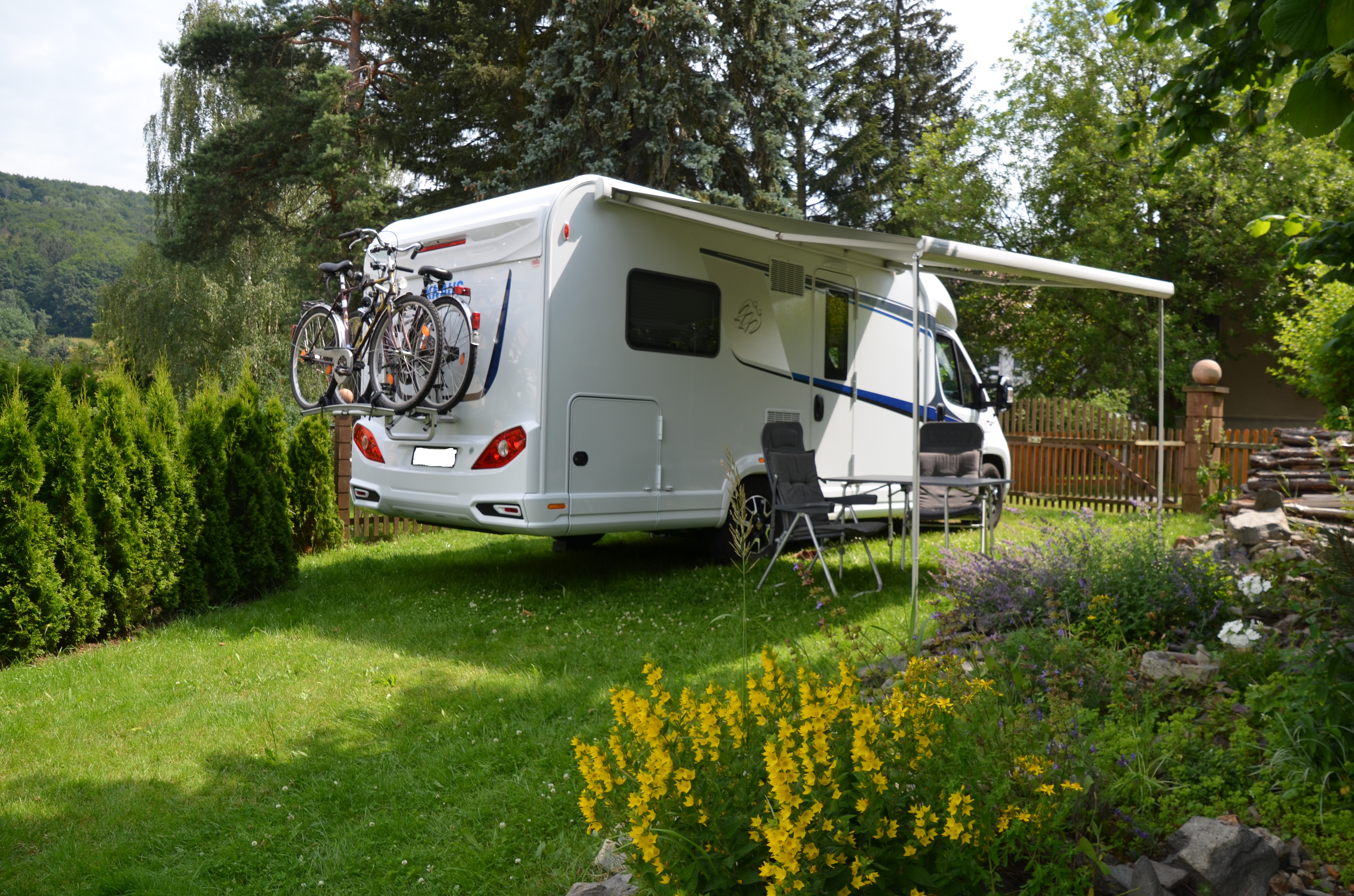 Wohnmobilstellplatz: Villa Sonnenseite Jonsdorf