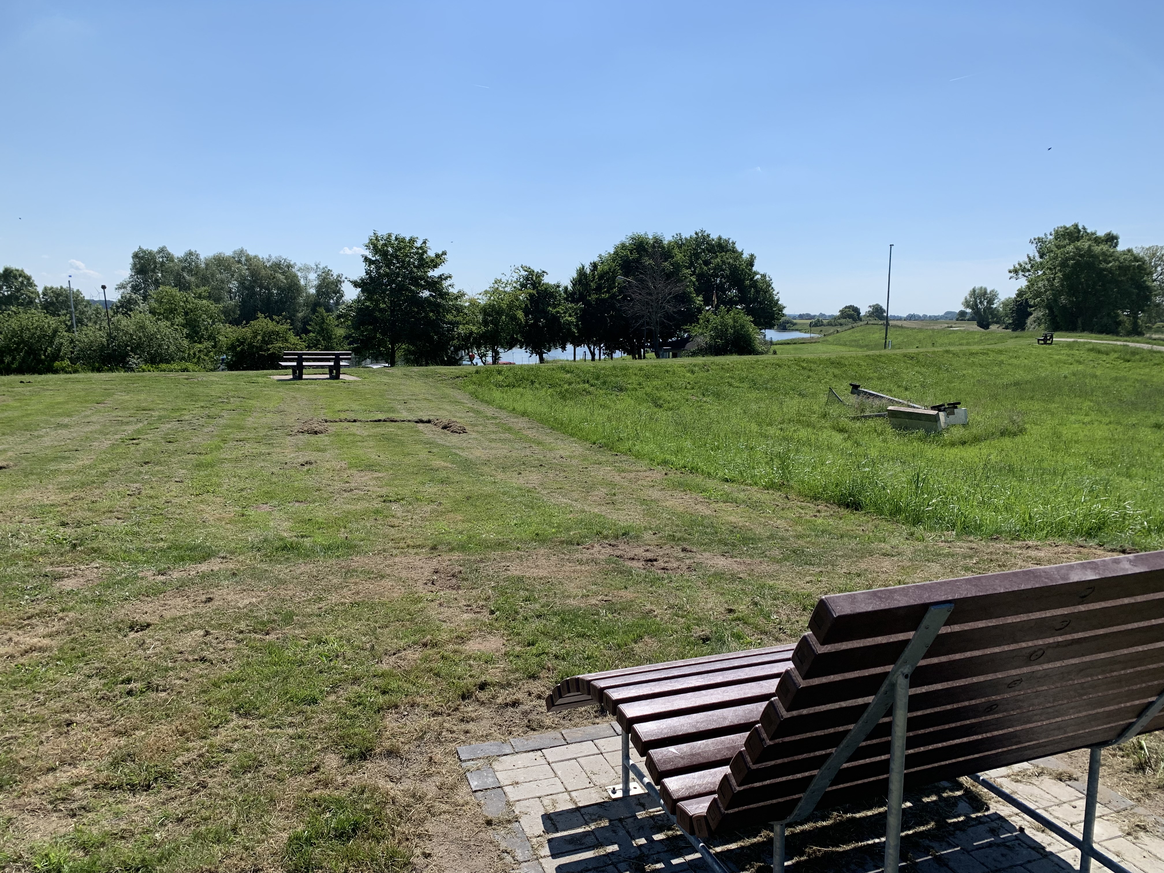 Reisemobilstellplatz: Wohnmobilstellplatz Weserblick Hoya