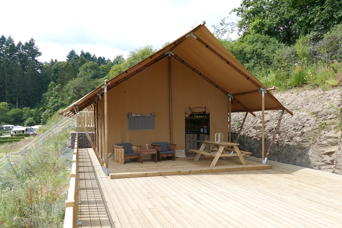 Wohnmobilstellplatz: Miete luxuriöse Safarizelte - Camping Kaul