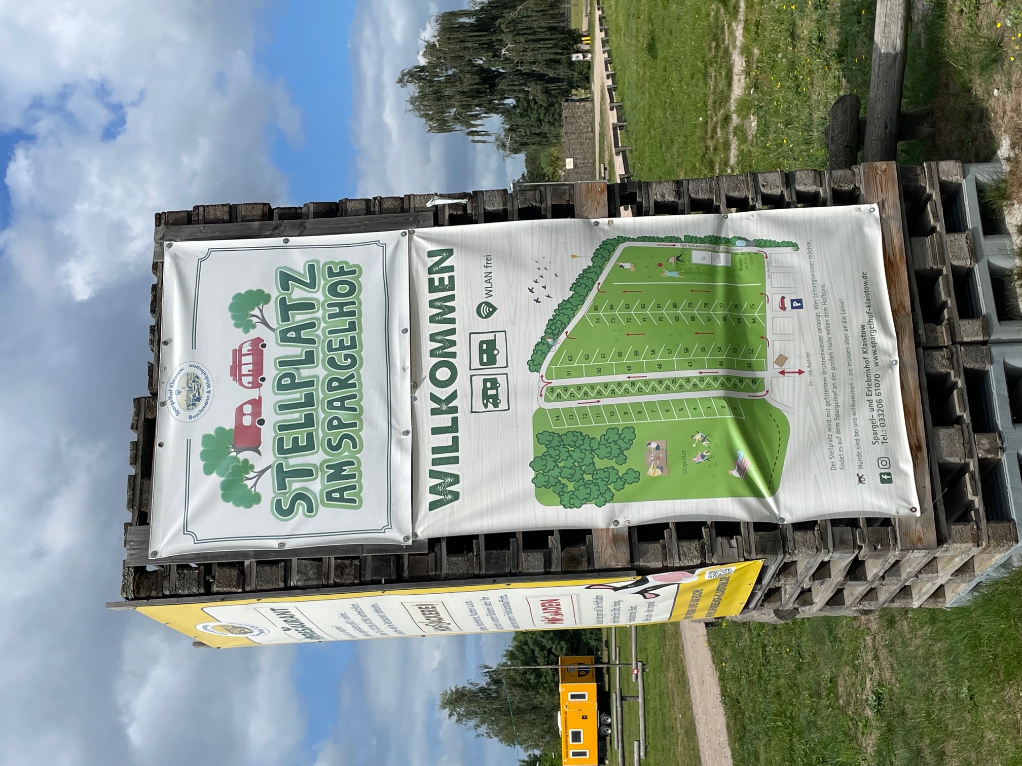 Wohnmobilstellplatz: Tolles Angebot im Spargelhof - Stellplatz am Spargel- und Erlebnishof Klaistow