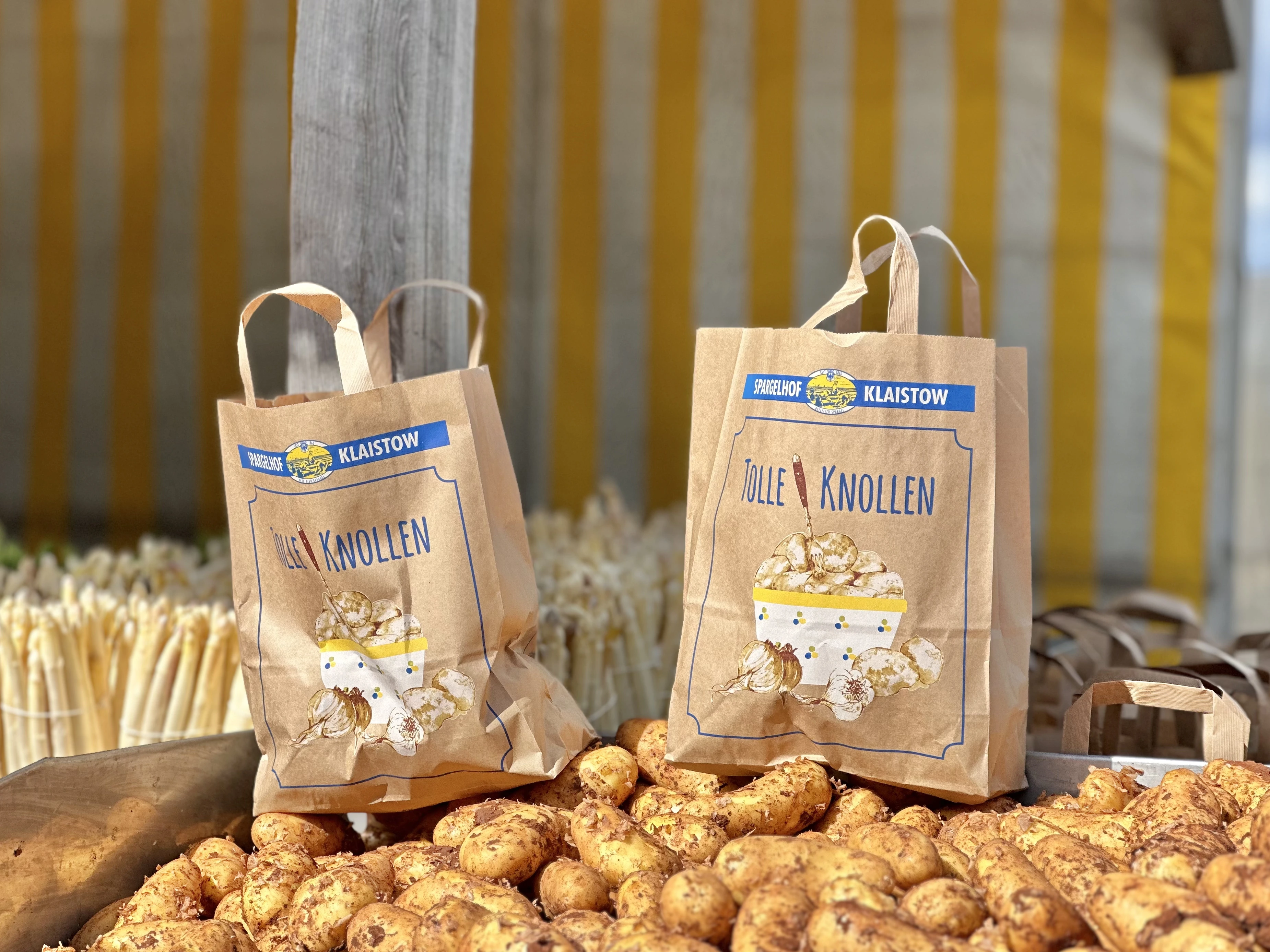 Reisemobilstellplatz: Frische Kartoffeln aus eigenem Anbau - Stellplatz am Spargelhof Klaistow