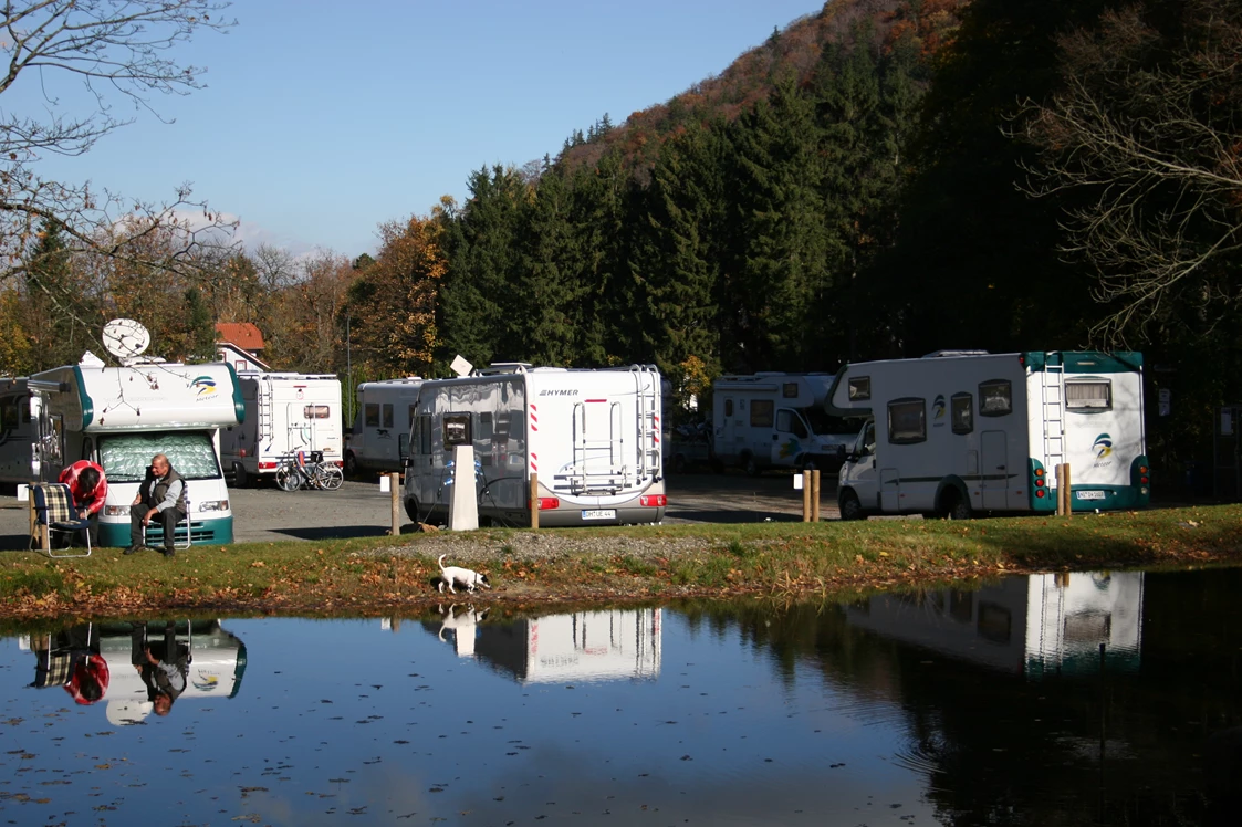 Wohnmobilstellplatz: Wohnmobilstellplatz an der Sole-Therme