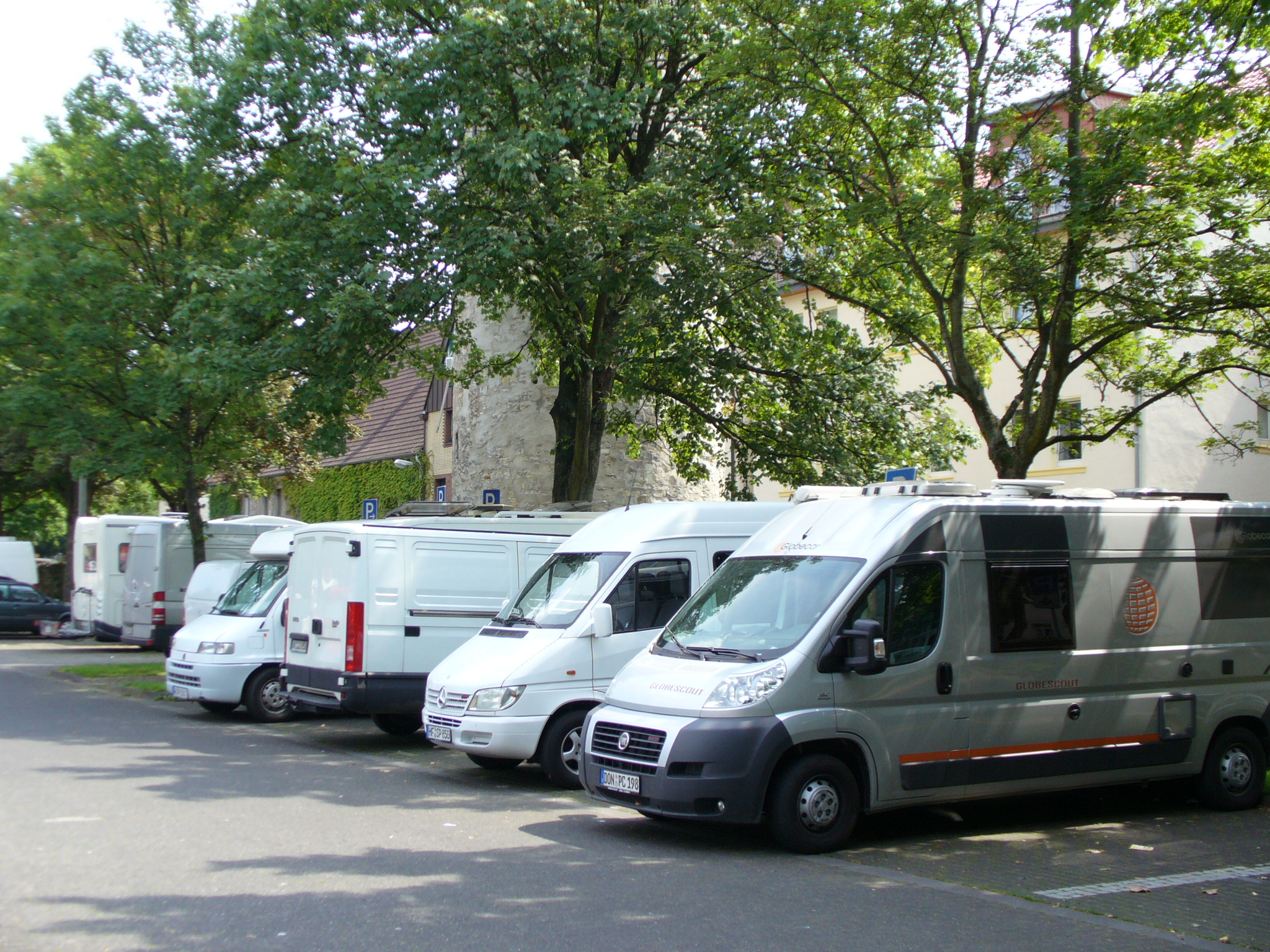 Reisemobilstellplatz - Sauna - Paderborn - Stellplatz Maspernplatz am Rande der Innenstadt - Parkplatz Maspernplatz Ost