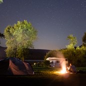 Wohnmobilstellplatz - Camping Modřin am Moldaustausee