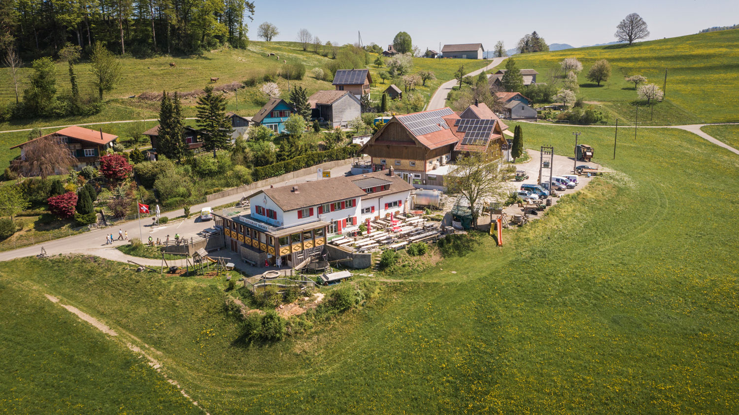 Restaurant Käserei Berghof Wohnmobilstellplatz in Schweiz St. Gallen