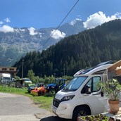 Wohnmobilstellplatz - Sicht auf impossanten Eiger - Grindelwald/schwendi