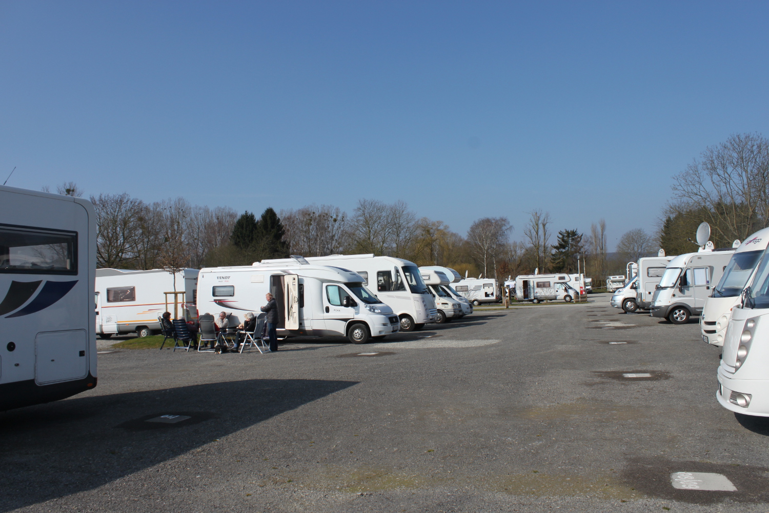 RV park - Weserbergland - Normalbetrieb - Emmerauen Reisemobilhafen Bad Pyrmont 