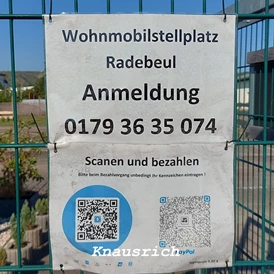 Wohnmobilstellplatz: Wohnmobilstellplatz Radebeul