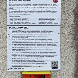 Wohnmobilstellplatz: Stellplatzordnung - Rhön Camp Stellplatz Sportverein Zeitlofs-Rupboden