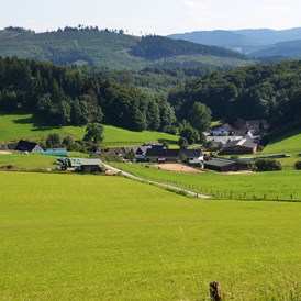 Wohnmobilstellplatz: Natur Pur im Melbecketal. - Naturcampingstellplätze auf dem Ferienhof Verse im Sauerland.