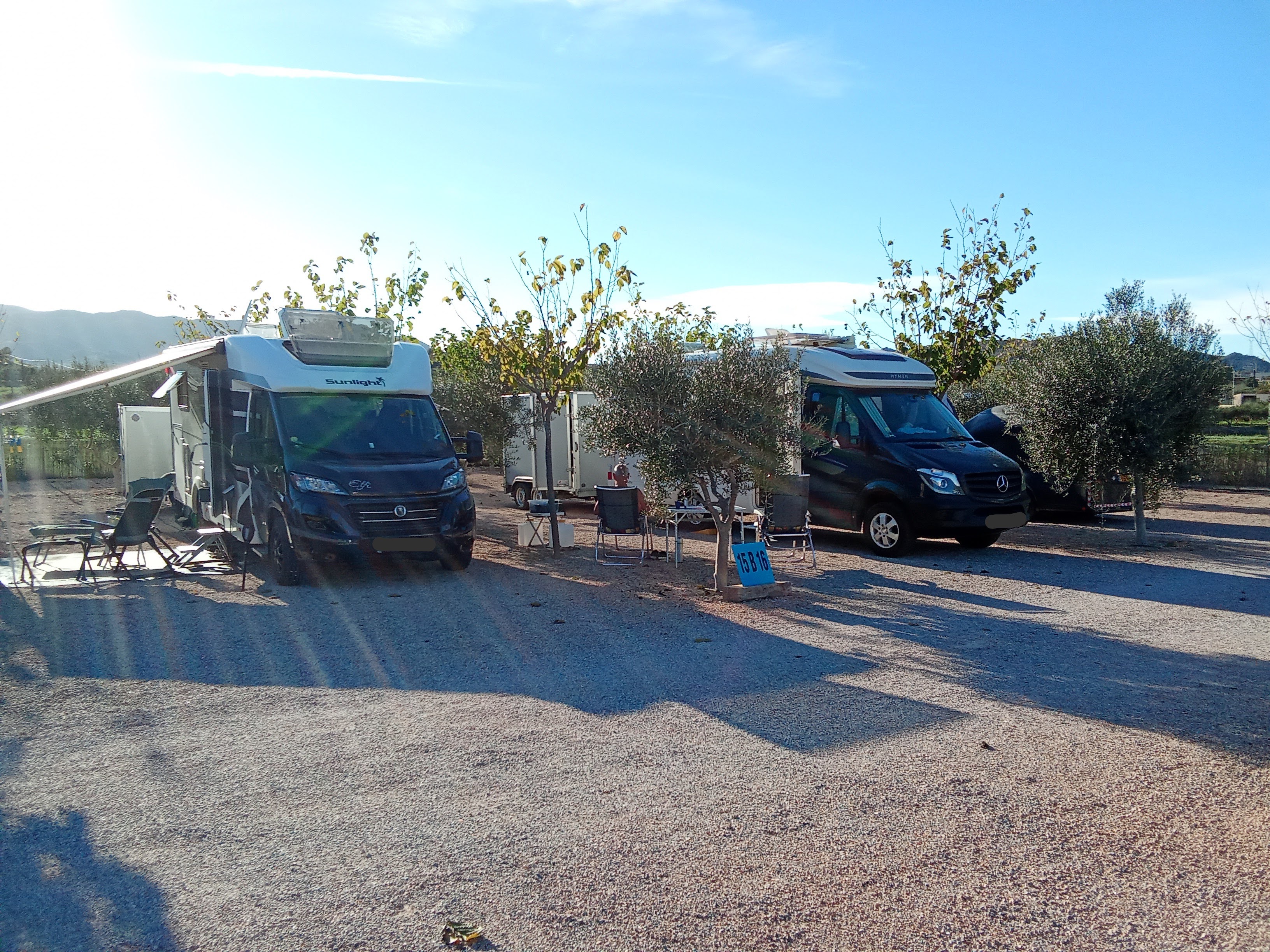 Wohnmobilstellplatz: Parcela XXL - Los Olivos Camper Park