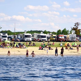 Wohnmobilstellplatz: Saalburg Beach