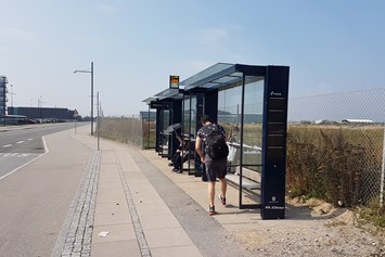 Wohnmobilstellplatz: Bus stop am Standort Kopenhagen Wohnmobil Stellplatz - Copenhagen Harbour