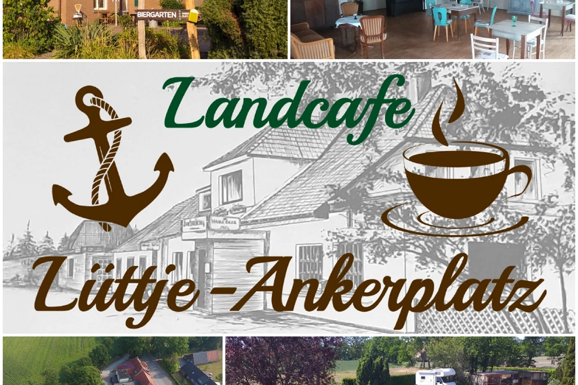 Wohnmobilstellplatz: Logo - Landcafe lüttje Ankerplatz 