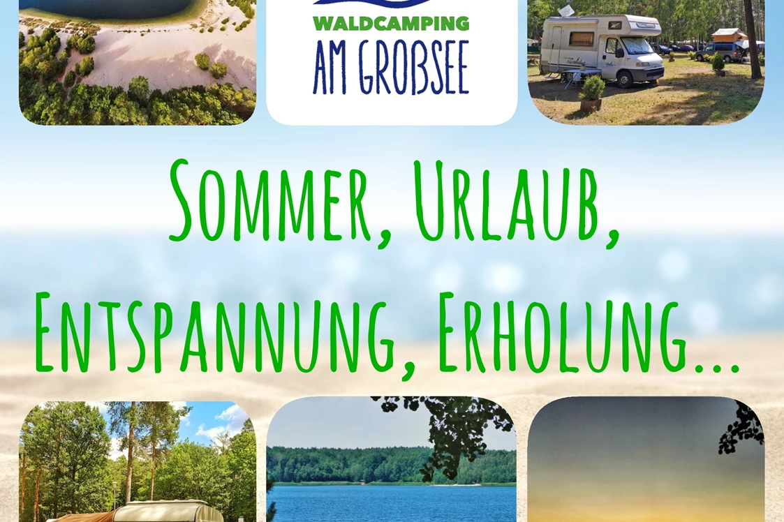 Wohnmobilstellplatz: Großsee Angebote - Stellplatz Waldcamping Am Großsee