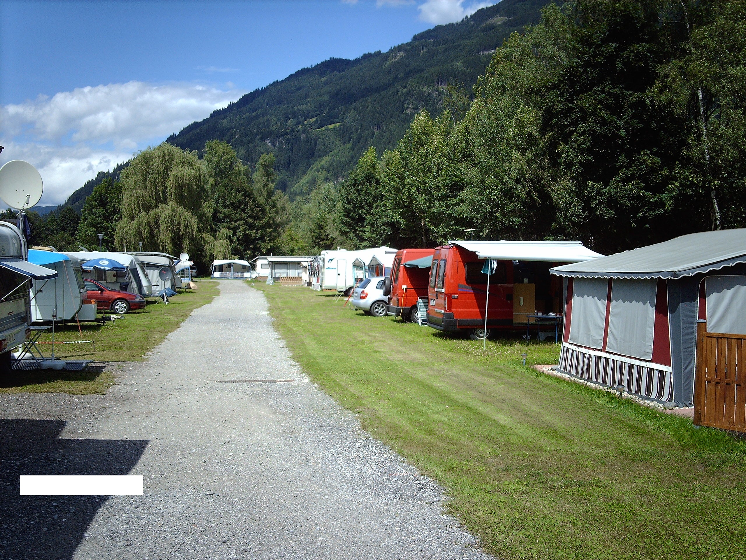 Wohnmobilstellplatze am Camping Hochzillertal