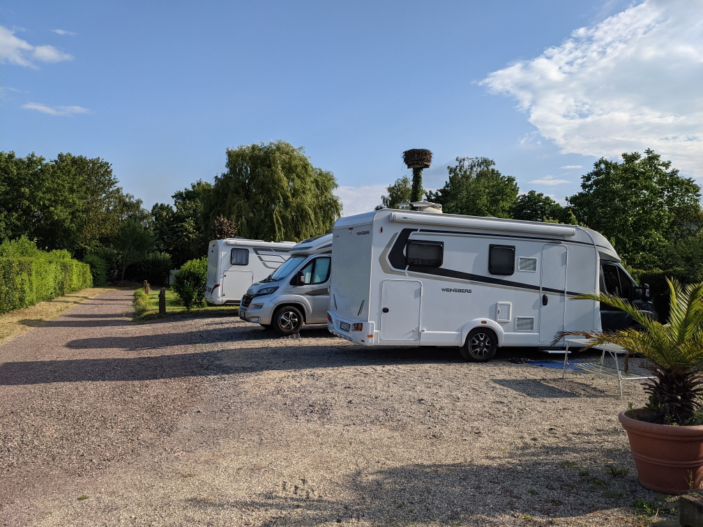 Reisemobilstellplatz - Lambsheim - Wein- & Likörhaus Jung - Stellplatz am Weingut