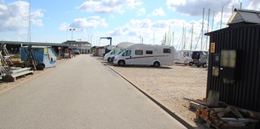 Reisemobilstellplatz - Hunde erlaubt: Hunde erlaubt - Landskrona - Stellplätze am Hafen - Svanemøllehavnen