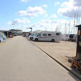 Wohnmobilstellplatz: Stellplätze am Hafen - Svanemøllehavnen