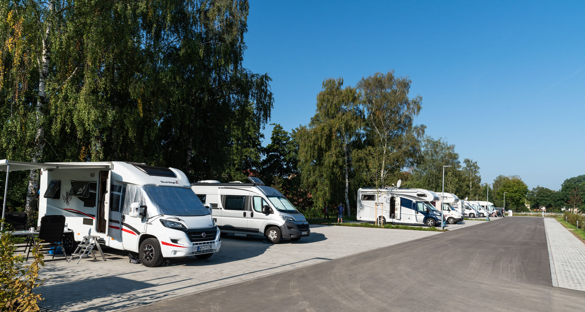área camper - Eppingen - Wohnmobilhalt "An der Hilsbach" in Eppingen,
Foto: Stadt Eppingen, Thunert - Wohnmobilhalt an der Hilsbach