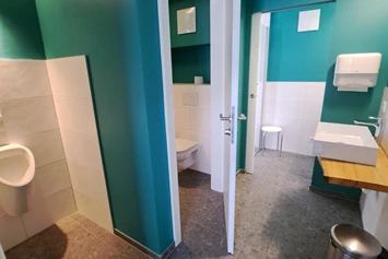 Wohnmobilstellplatz: Dusche und WC  - Gästehaus Lanthaler