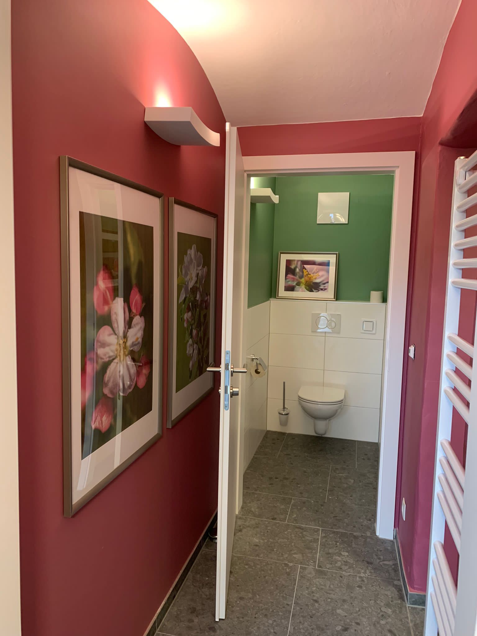 Wohnmobilstellplatz: Dusche und WC  - Gästehaus Lanthaler - Sanitär